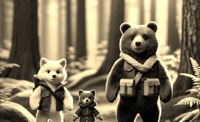 Wolf and Bear